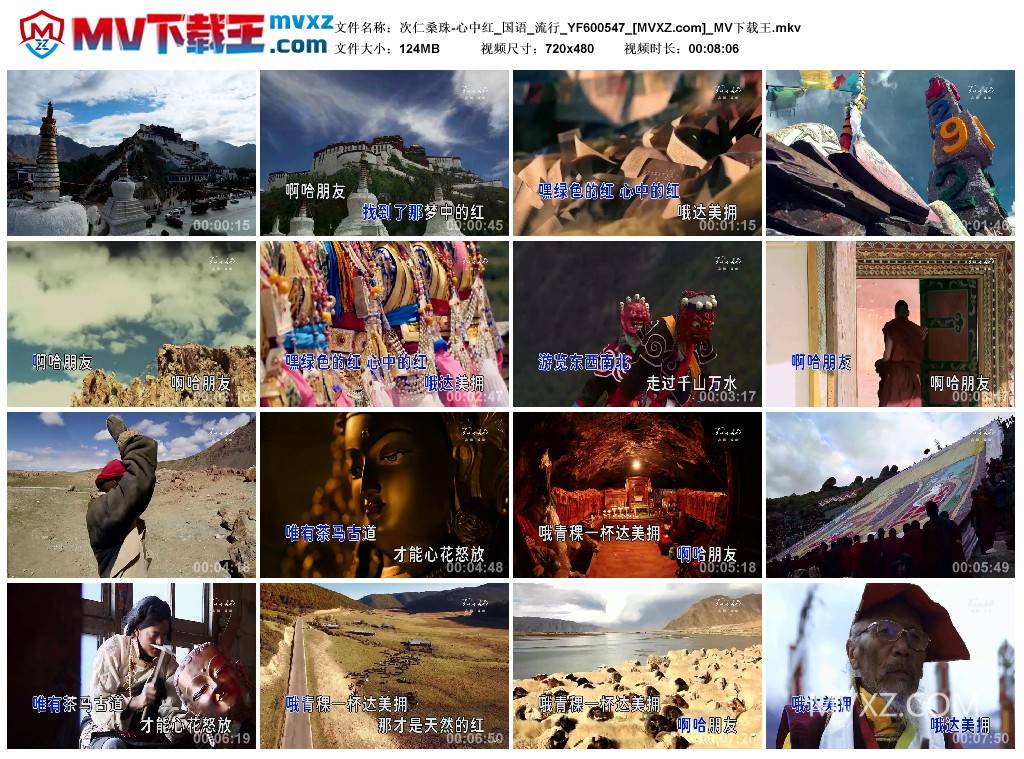 次仁桑珠-心中红_国语_流行_YF600547